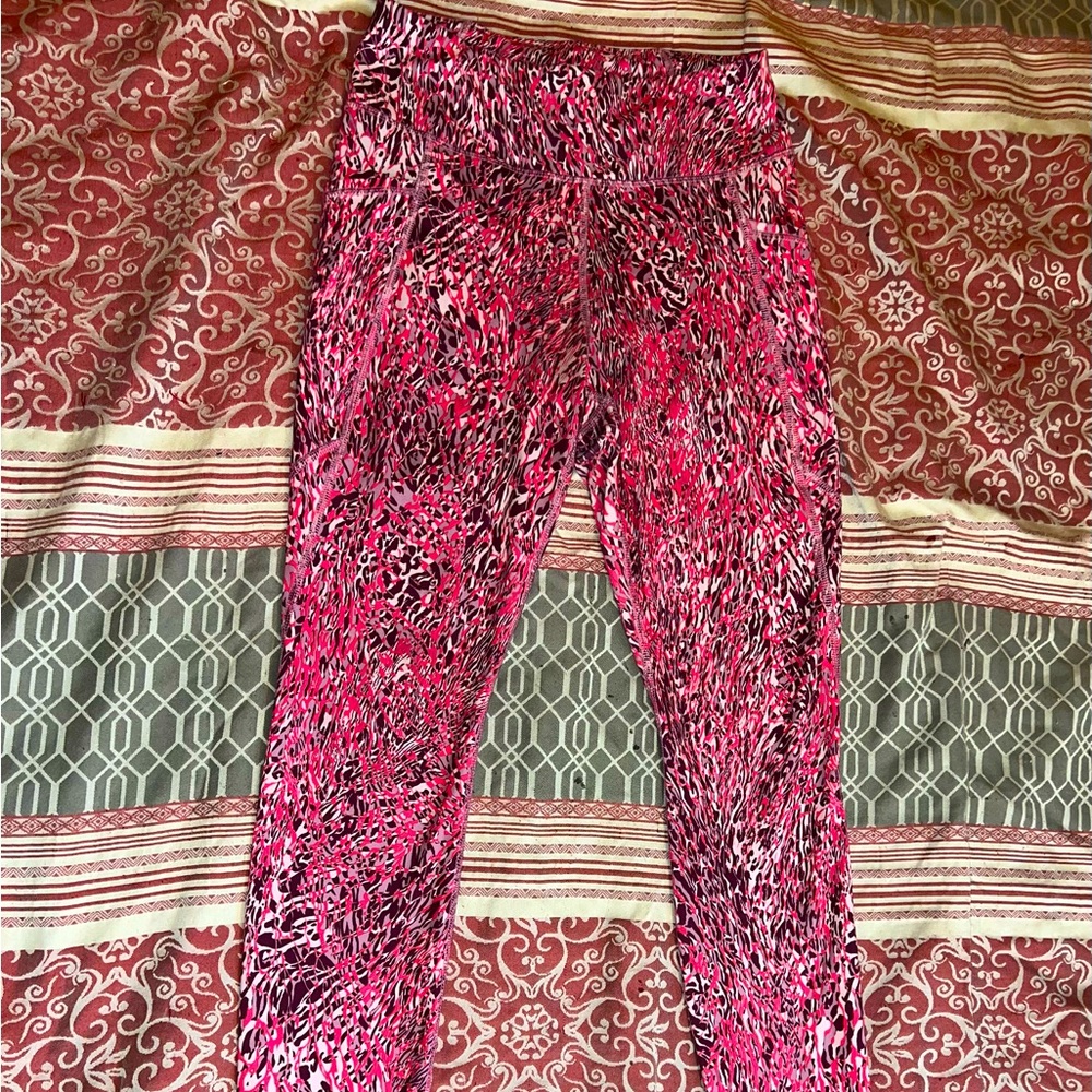 Avia Pink Multicolor Leggings
